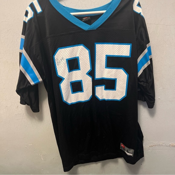 Nike Other - Vintage Carolina Panthers Wesley Walls Nike Football Jersey Mens Large Black